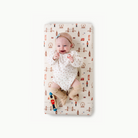 London (on sale)@overhead of baby on the london padded micro+
