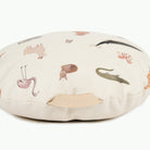 Menagerie (on sale) / Circle@Gathre deboss detail on the Menagerie Mini Circle Floor Cushion