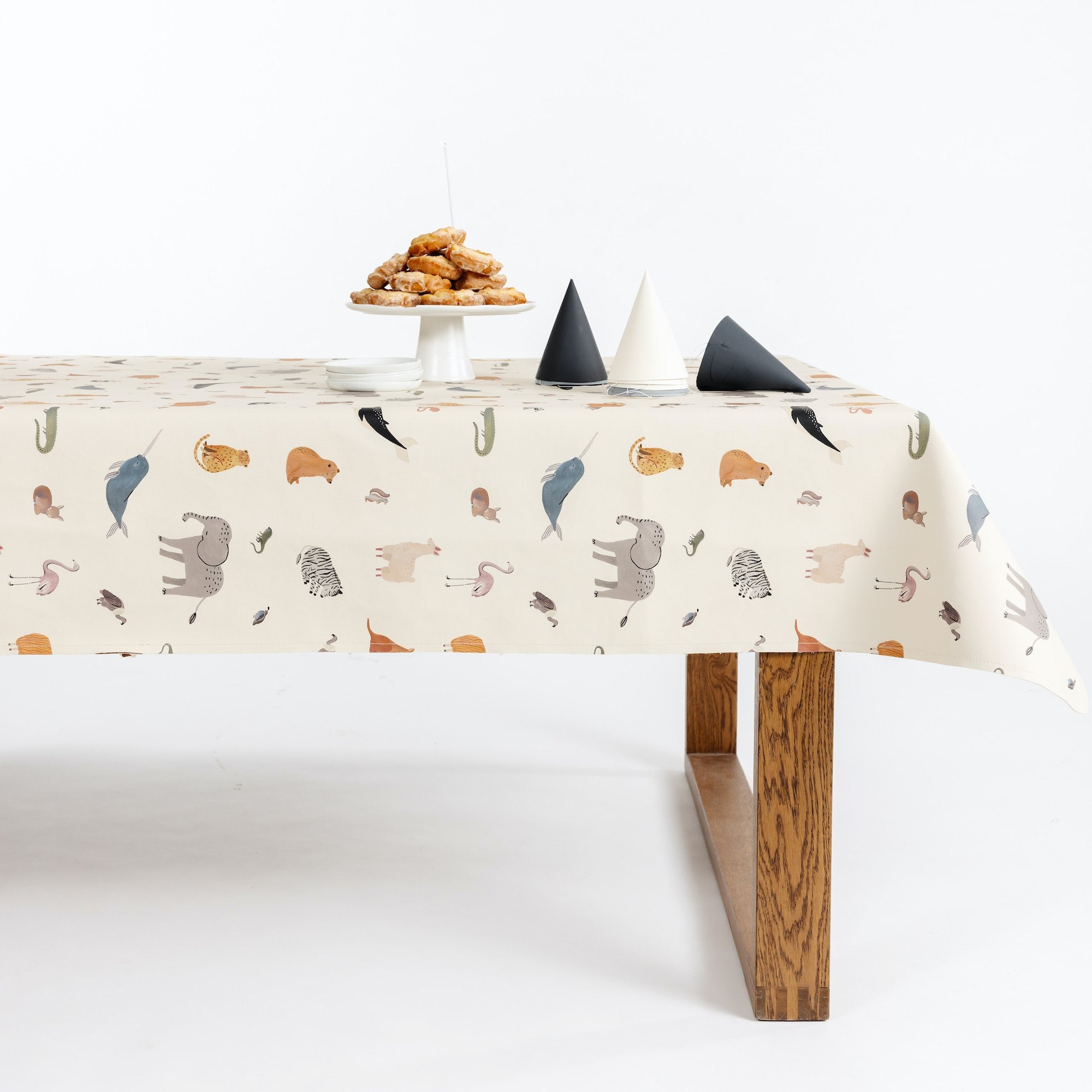 Menagerie (on sale)@menagerie tablecloth on table