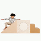 Mickey Mouse (on sale)@Kid playing on the Mickey Mouse Block Playset