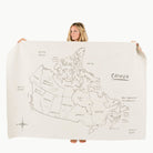Canada Map (on sale)@Woman holding the Midi+ Canada Map