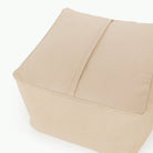 Millet@Detail shot of perforated side of Millet Square Pouf