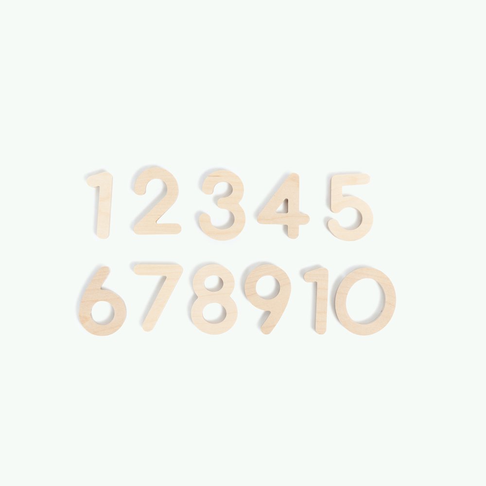 Birch (on sale)@Wooden Numbers