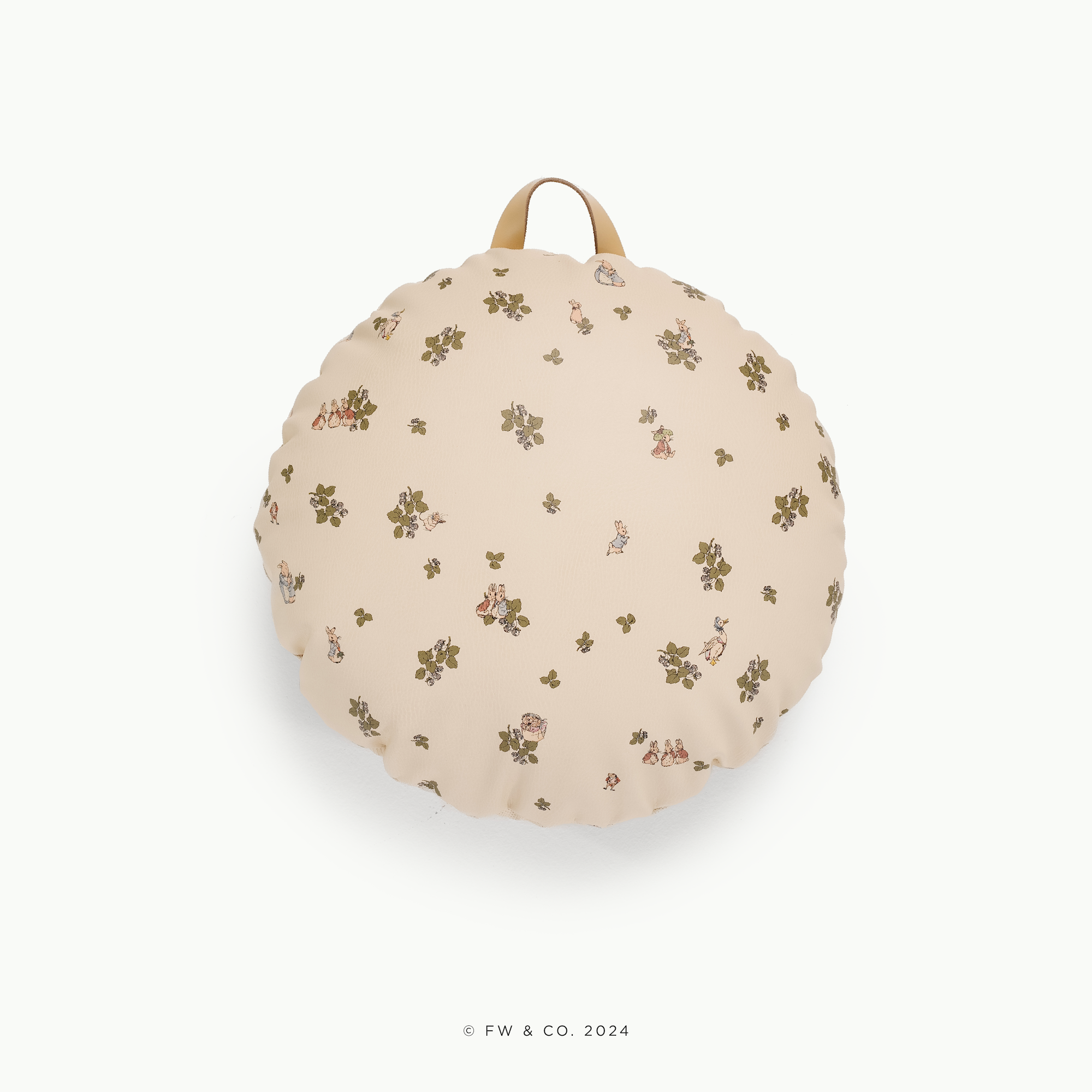 Peter Rabbit™ (on sale) / Circle@front detail of mini cushion