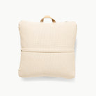 Stone Stripe / Square@Perforated back detail of the Stone Stripe Mini Square Floor Cushion
