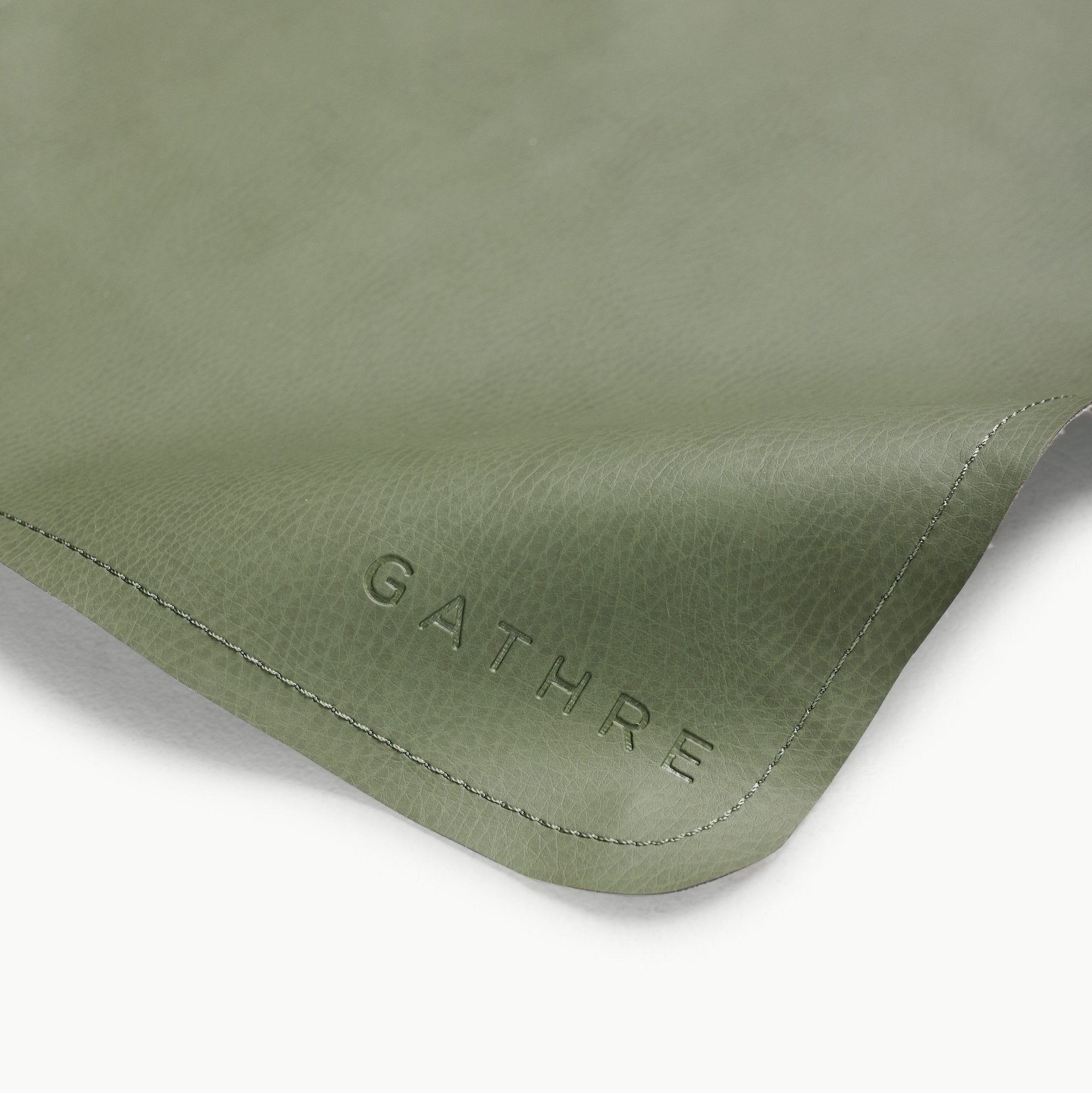 Thyme@Gathre deboss on the Thyme Midi Square Mat