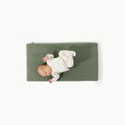 Thyme@Overhead of baby on the Thyme Padded Micro+