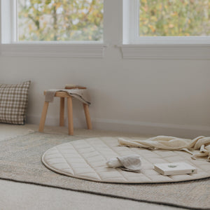 Circle@Ivory Mini Circle Quilted Mat