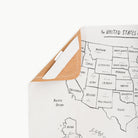 USA Map@Hanging tab detail on the USA Map Mini+ Mat