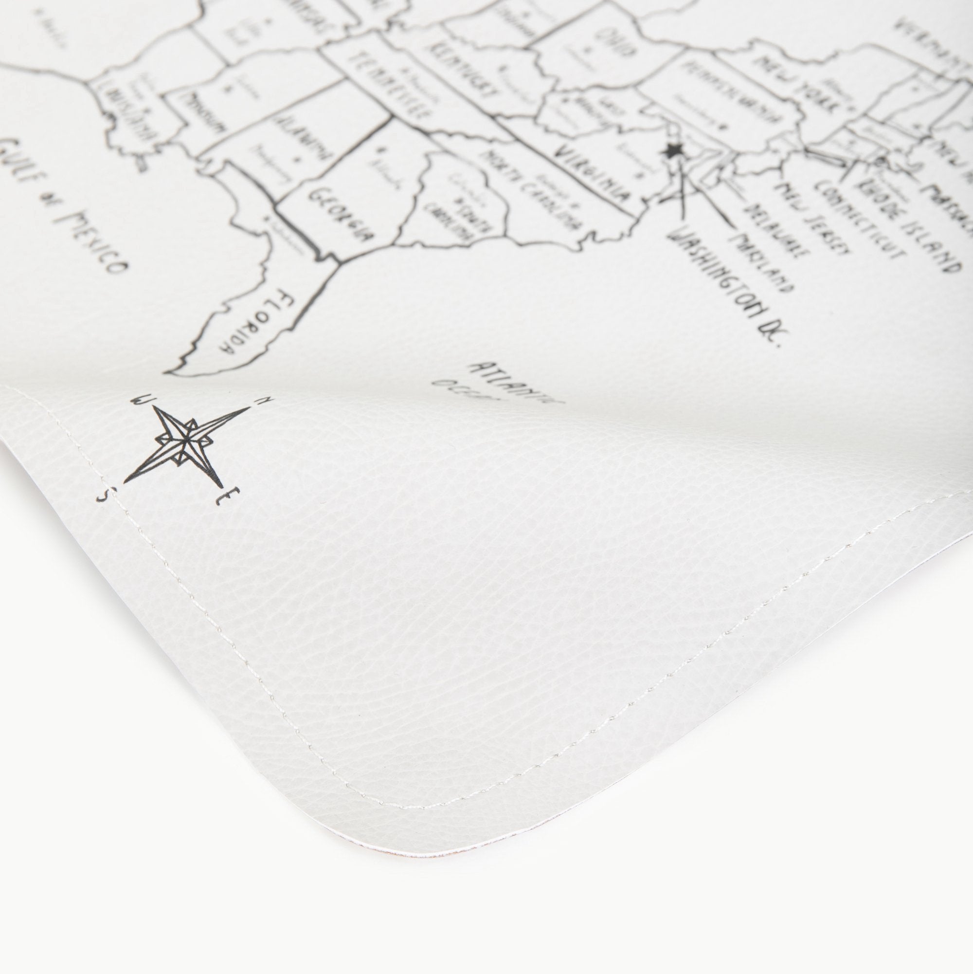 USA Map (on sale)@Gathre deboss detail on the Midi+ USA Map