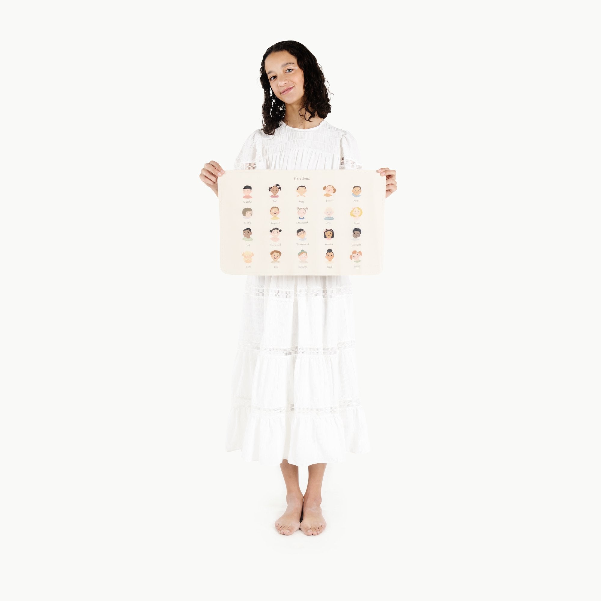 Emotions (on sale)@Woman holding the Emotions Micro mat