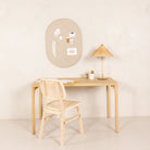 Millet (on sale)@Neutral pinboard mounted on wall in living room setting
