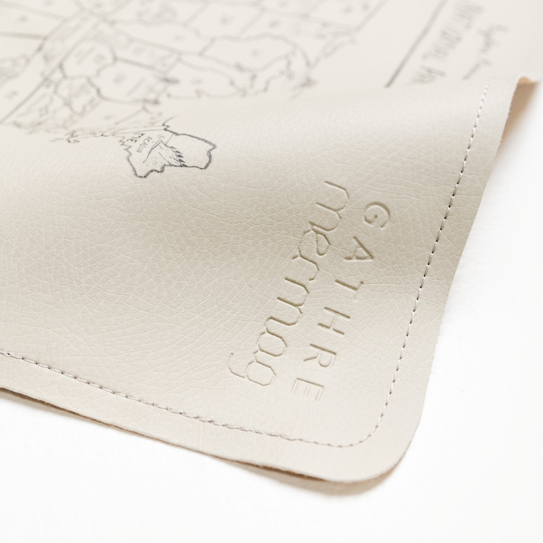 National Parks Map (on sale)@Gathre deboss detail on the National Parks Map Micro mat